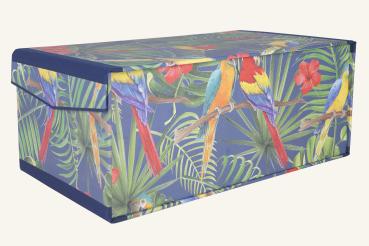 Practical photo box "Parrots", 3 compartments